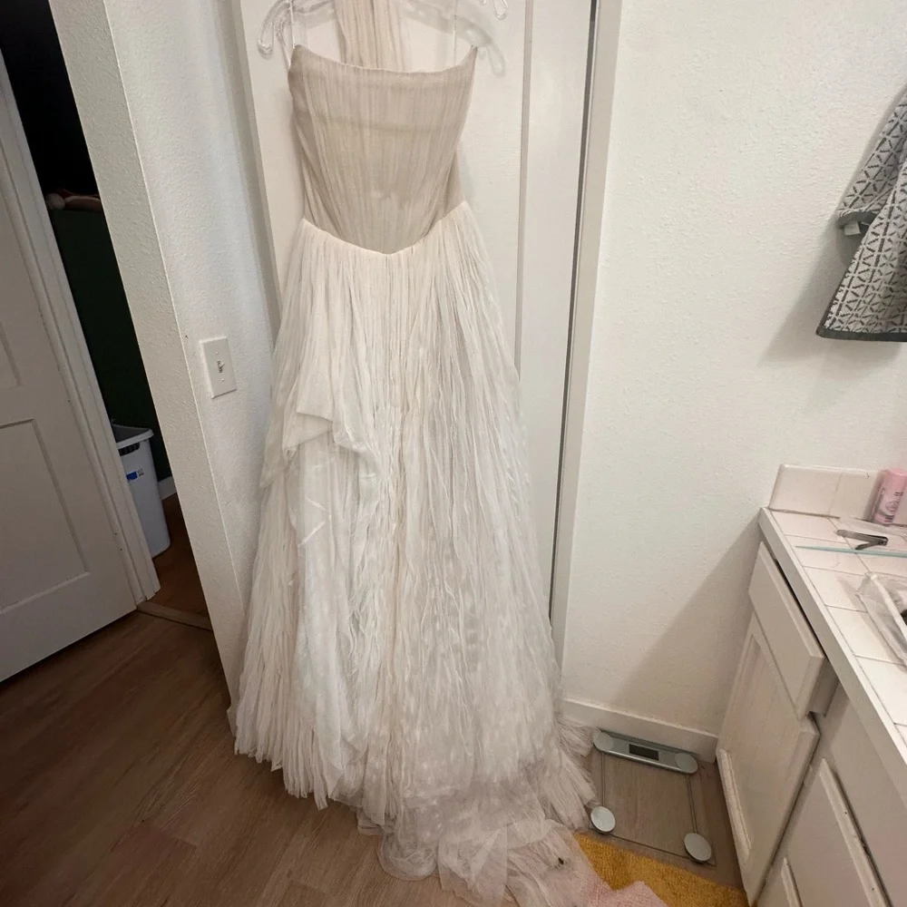 Watters Reko Strapless Corset Wedding Gown - Anthropolgie 8 - Picture 7 of 8